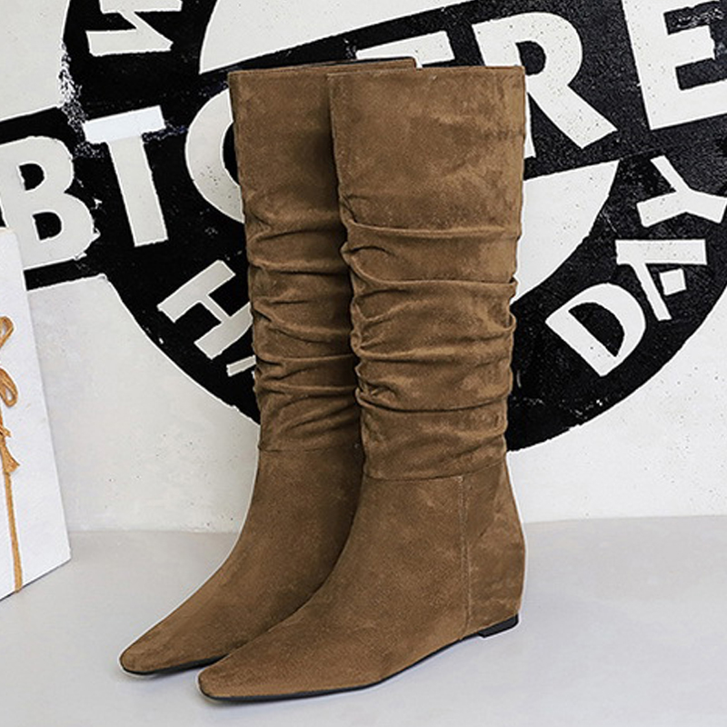 Knee High Boots Women - BIGTREE nouveau automne hiver Design semelles