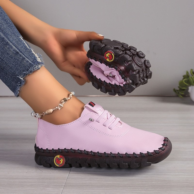 Chaussures décontractées en cu - Oxford Lace Up Women avis et prix