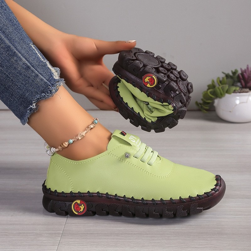 Chaussures décontractées en cu - Oxford Lace Up Women avis et prix