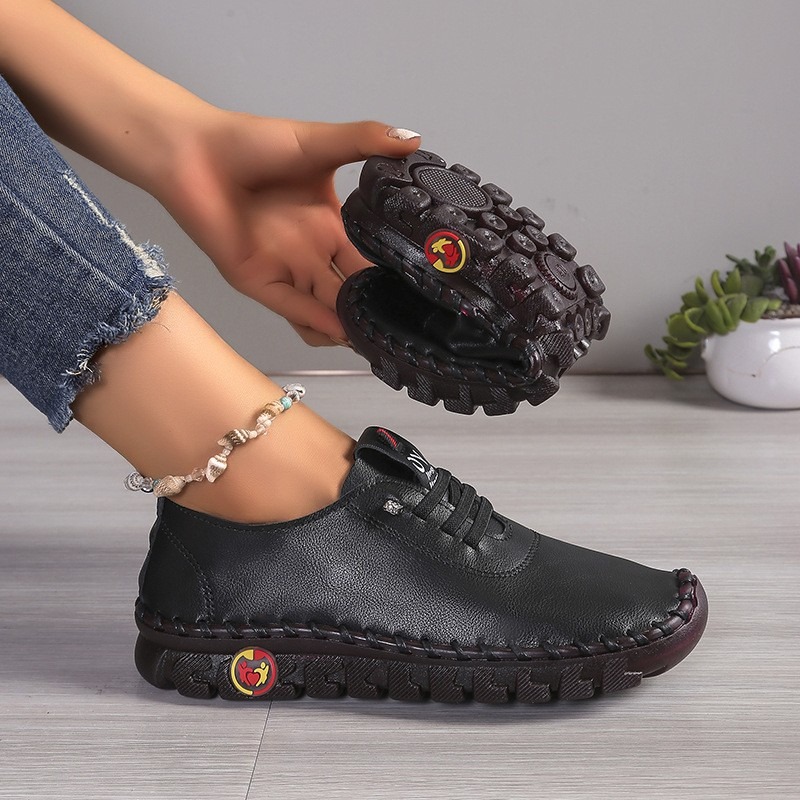 Chaussures décontractées en cu - Oxford Lace Up Women avis et prix